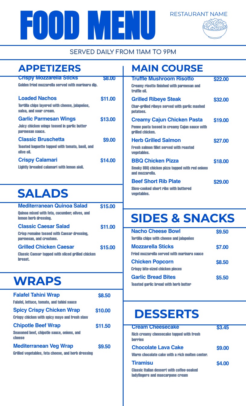 Food Menu 03