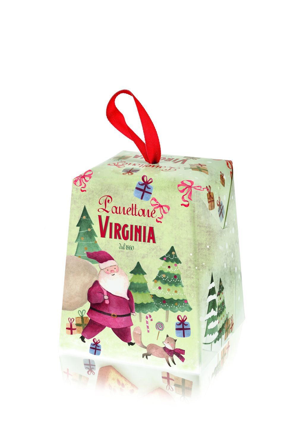 Mini Traditional Panettone - White Christmas Box