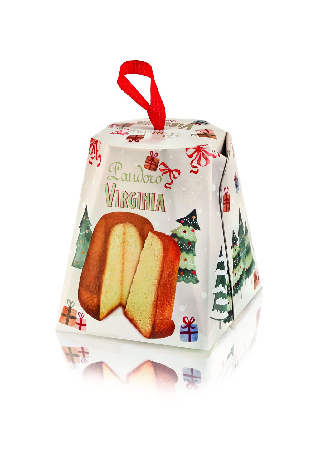 Mini Pandoro - White Christmas Box