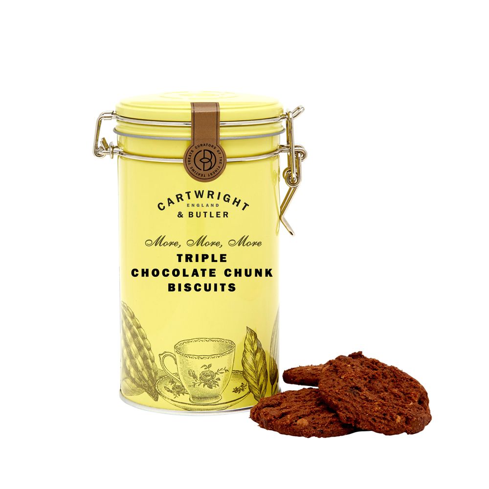 Triple Chocolate Chunk Biscuit Tin