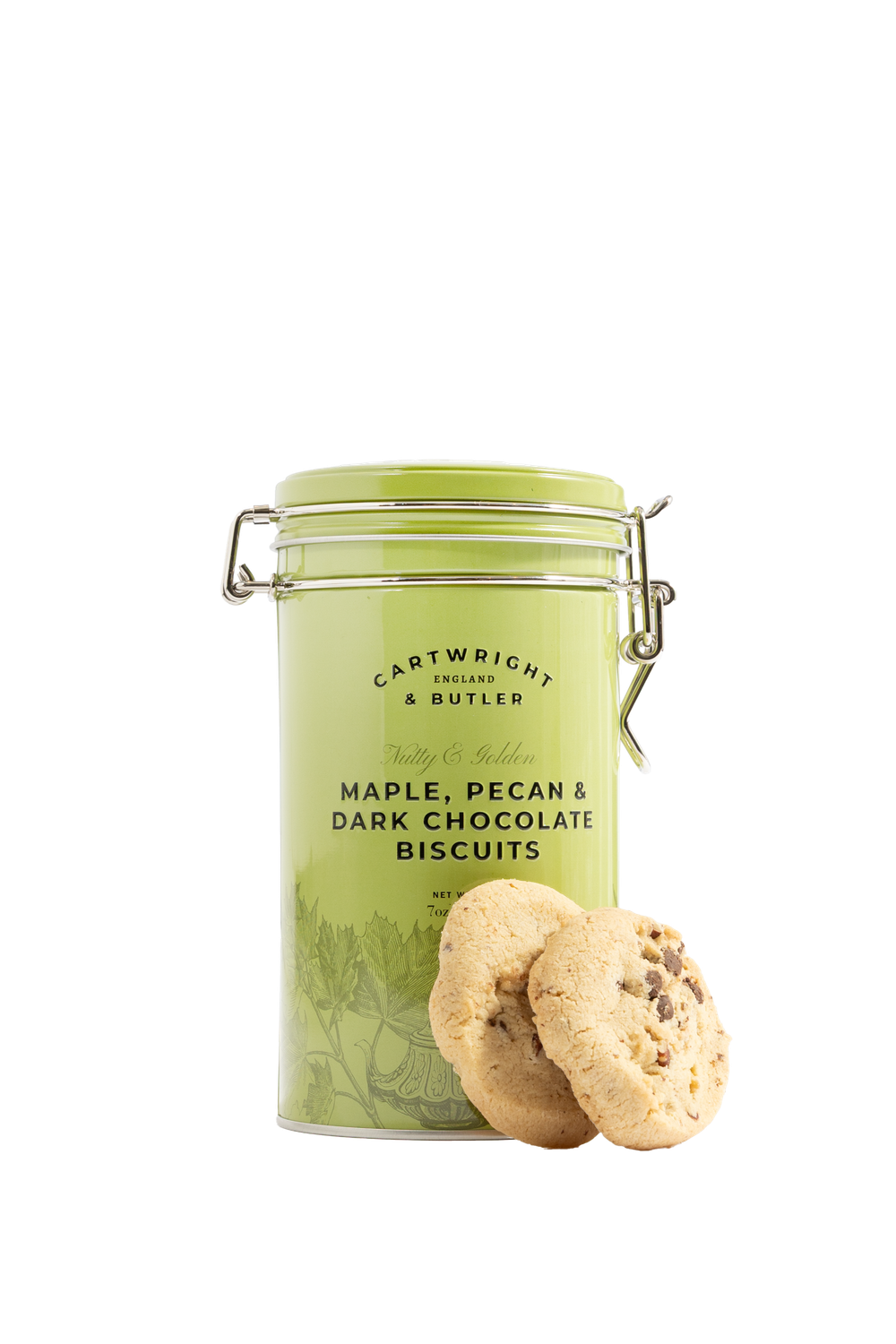 Maple Pecan Dark Chocolate Biscuits