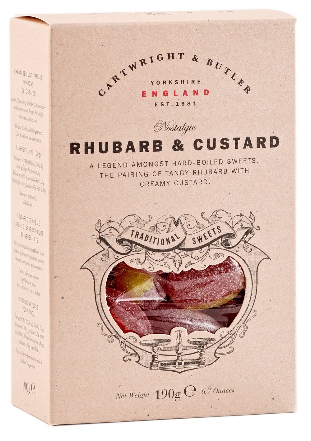 Rhubarb & Custard Sweets