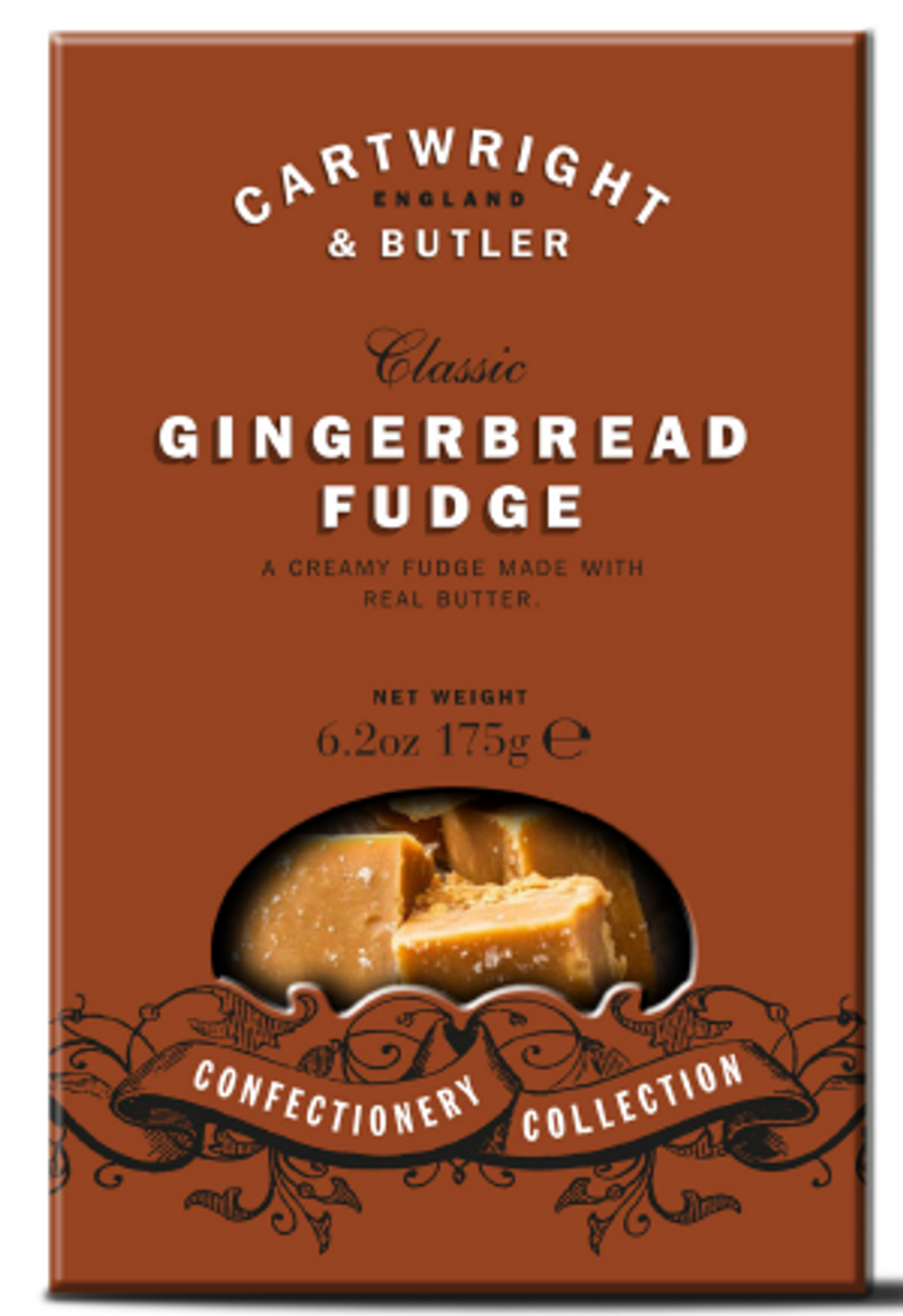 Gingerbread Fudge in Carton