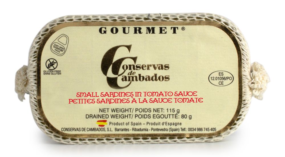 Small Sardines in Tomato Sauce