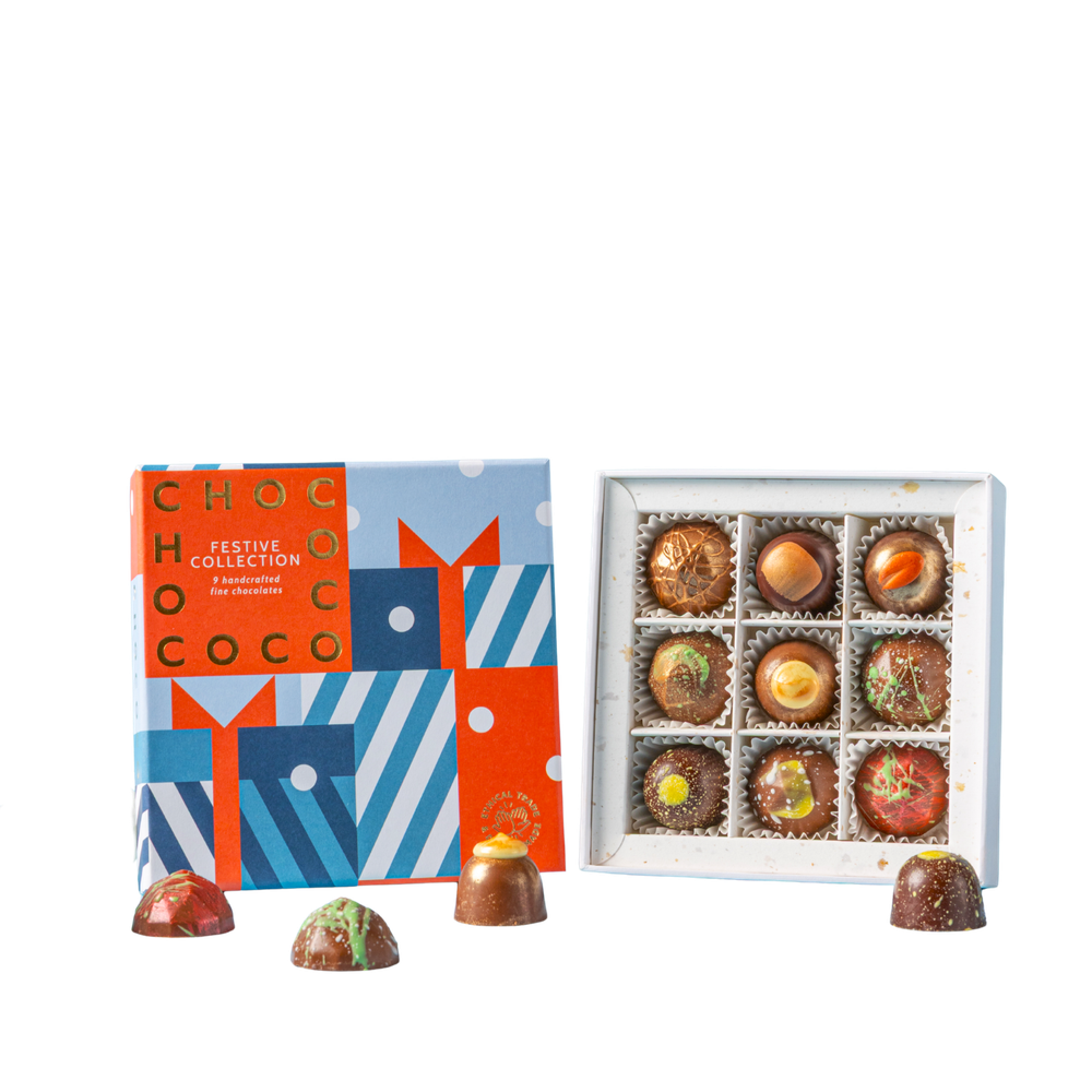 9 Piece Festive Chocolate Selection Box