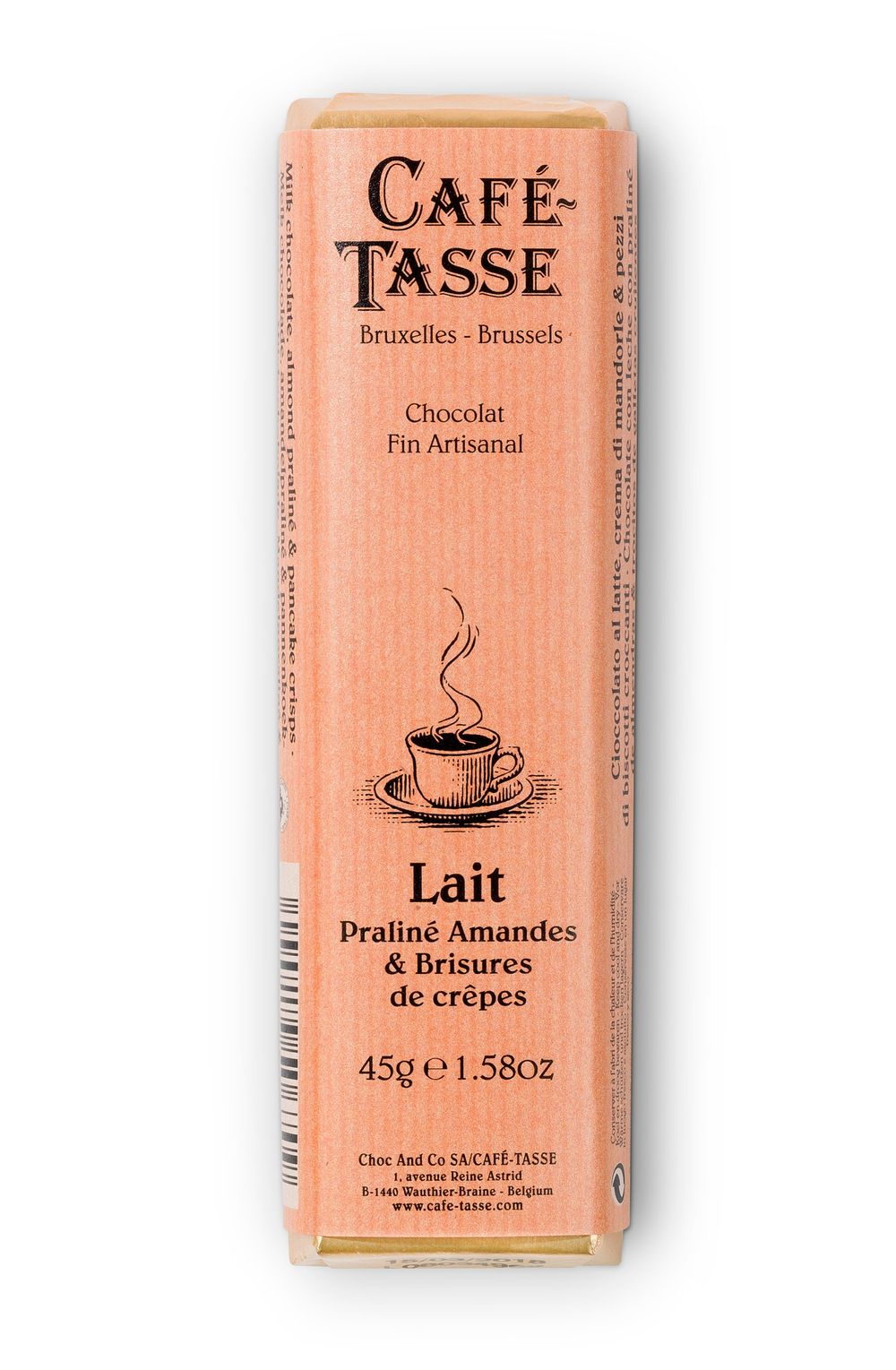 Milk Chocolate with Praline and Crepe