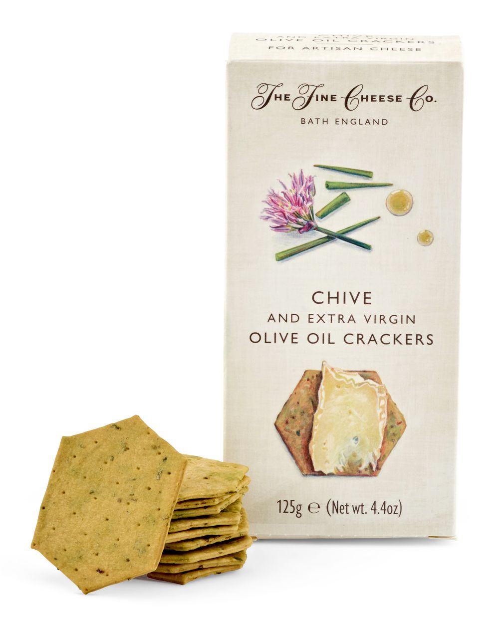 Chive & Extra Virgin Olive Oil Crackers