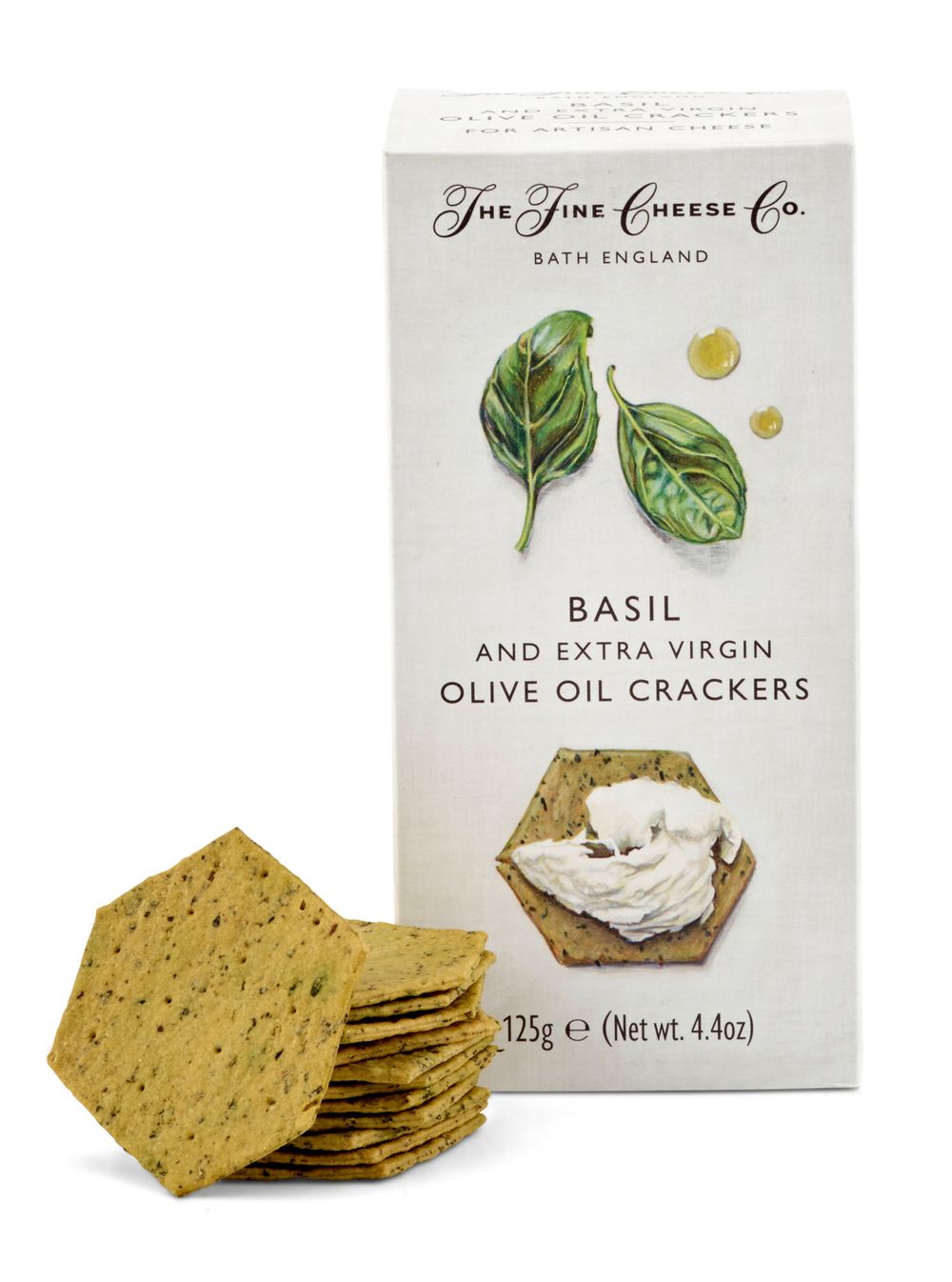 Basil & Extra Virgin Olive Oil Crackers