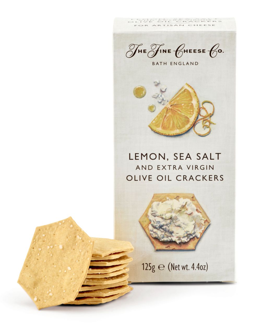 Lemon, Sea Salt & Extra Virgin Olive Oil Crackers