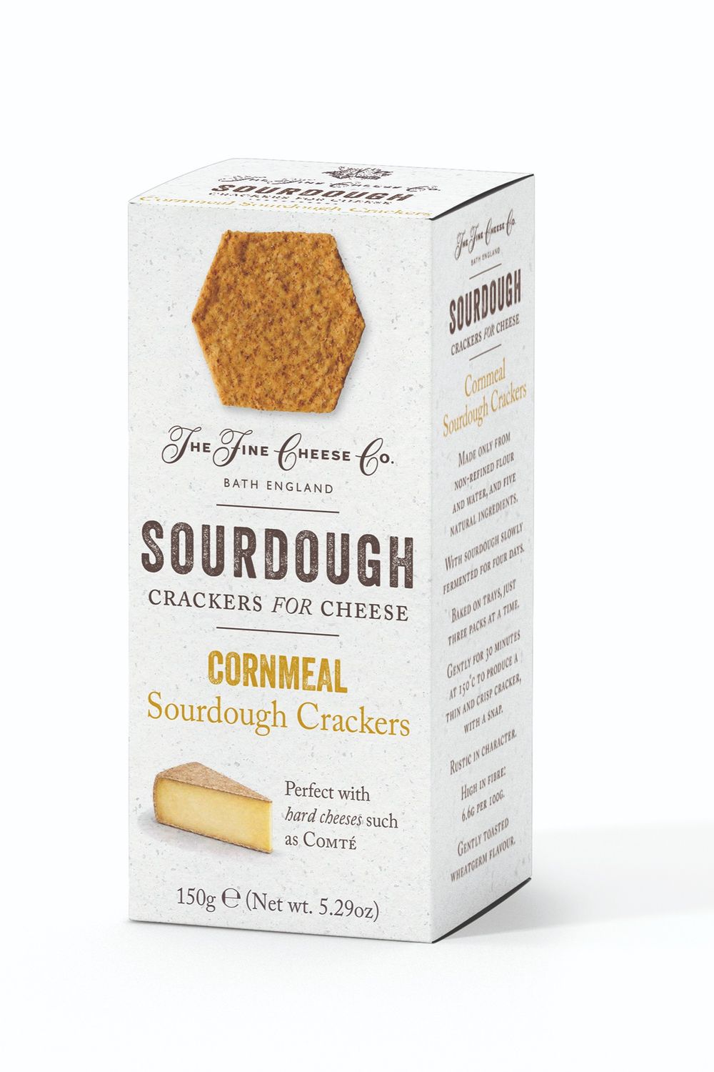 Cornmeal Sourdough Crackers