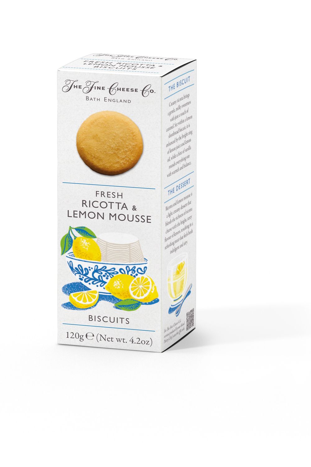 Fresh Ricotta & Lemon Mousse Biscuits