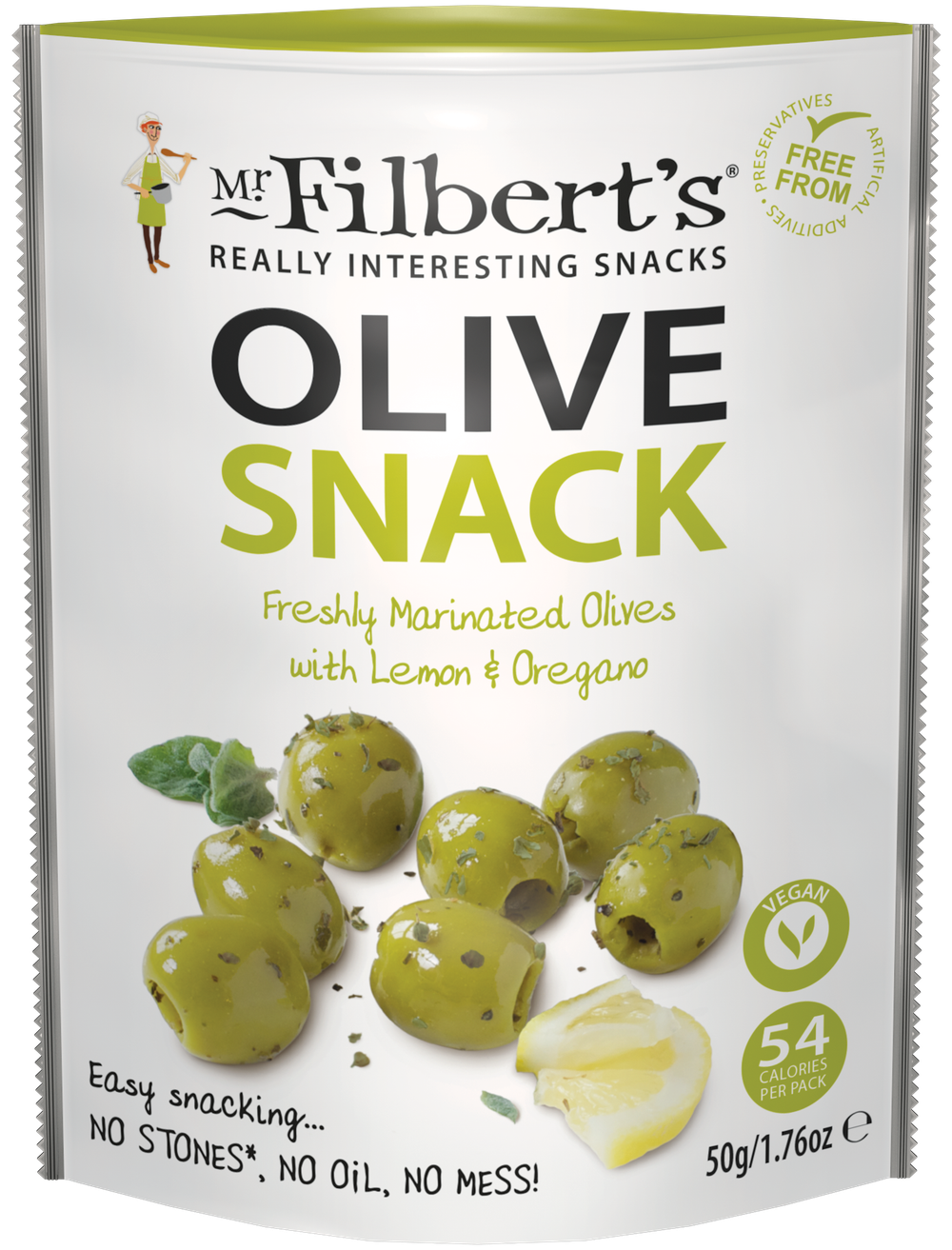Green Olives with Lemon & Oregano