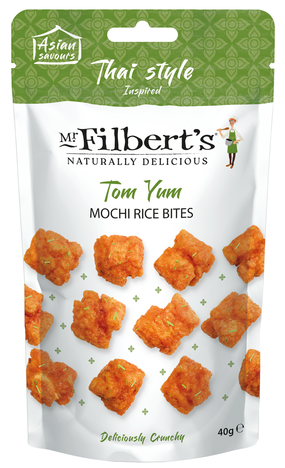 Thai Tom Yum Mochi Rice Bites
