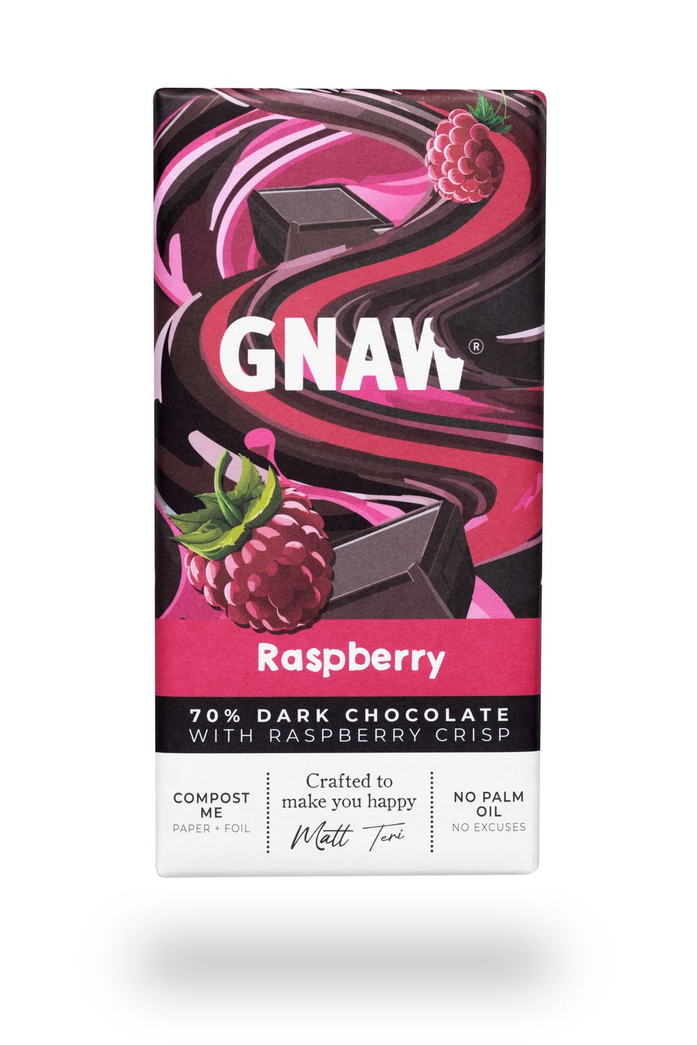 Raspberry Dark Chocolate Bar