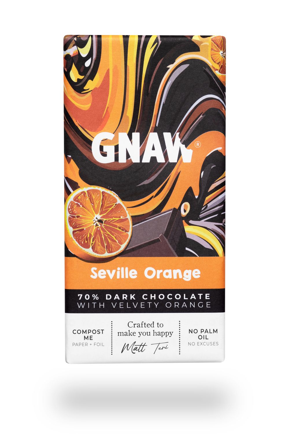 Seville Orange Dark Chocolate Bar