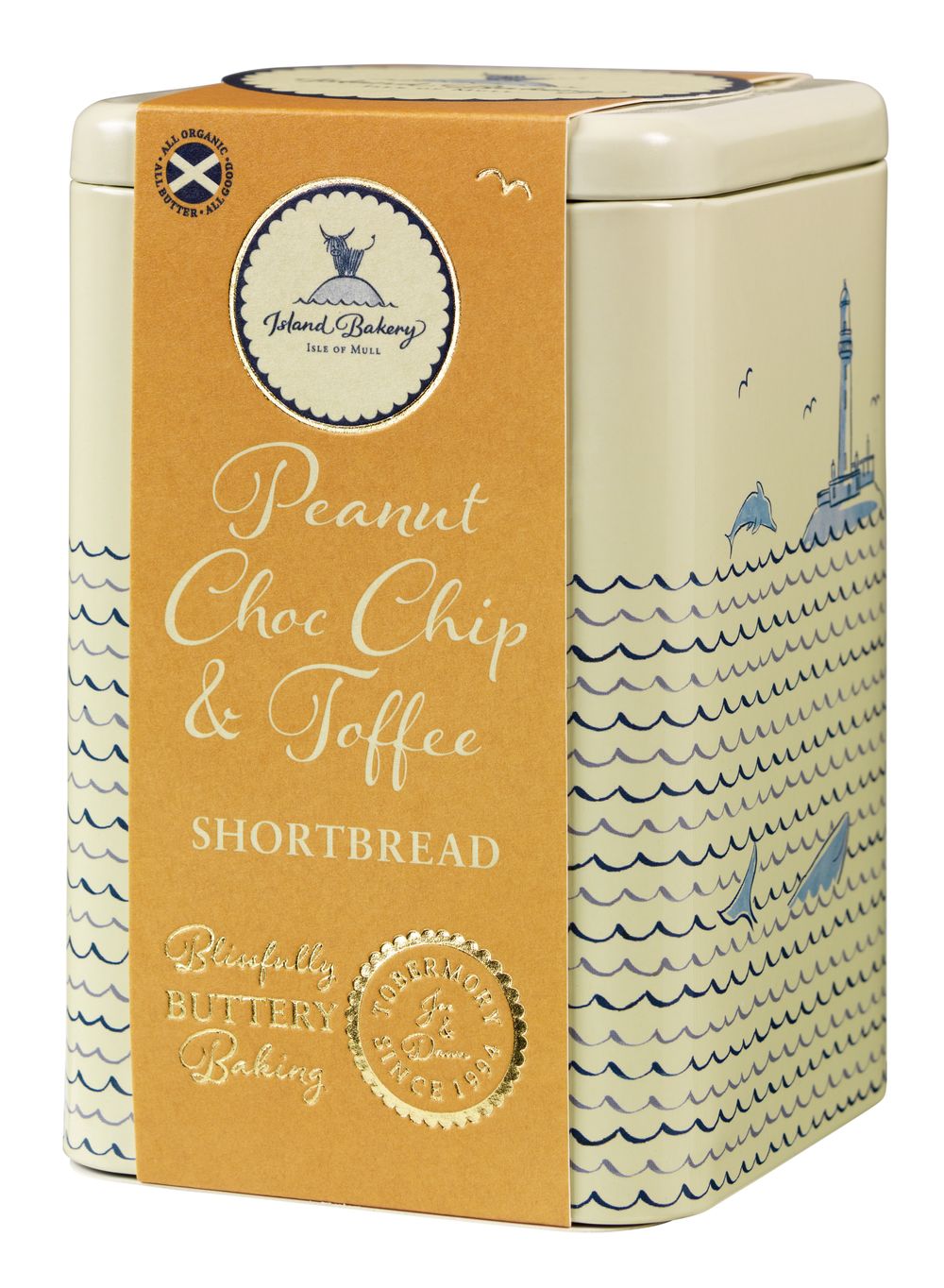 Peanut, Chocolate Chip and Toffee Shortbread Tin