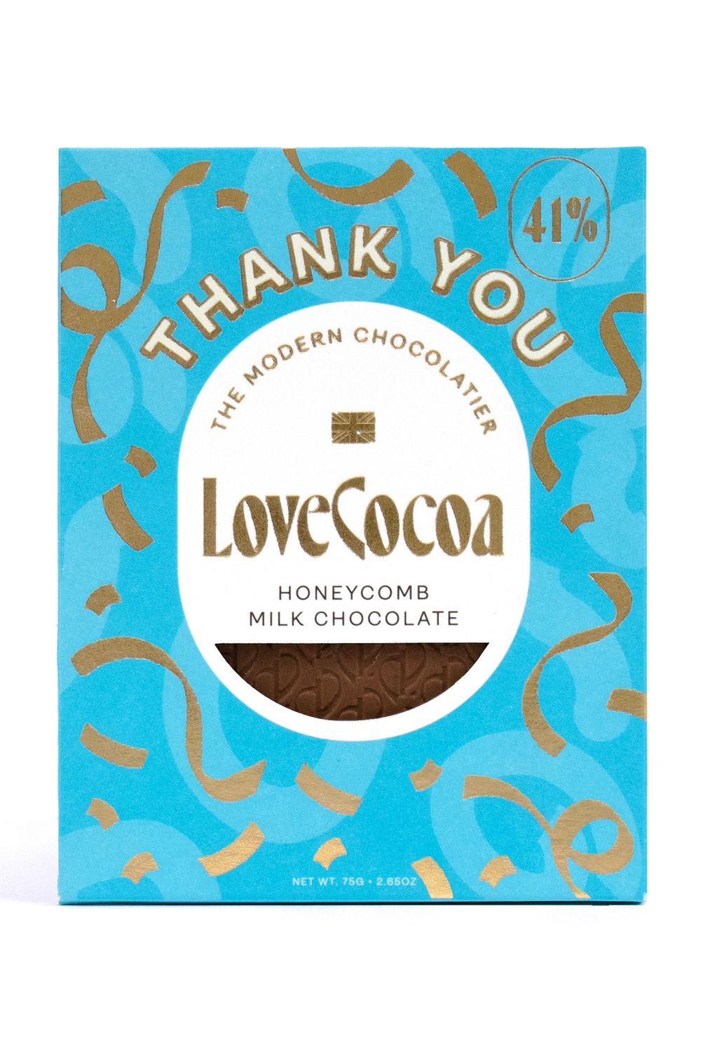 Thank You - Honeycomb Milk Chocolate Bar