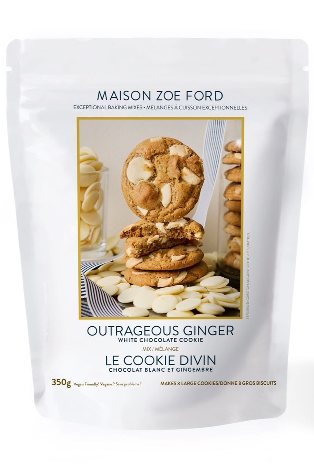 Outrageous Ginger White Chocolate Cookie Mix