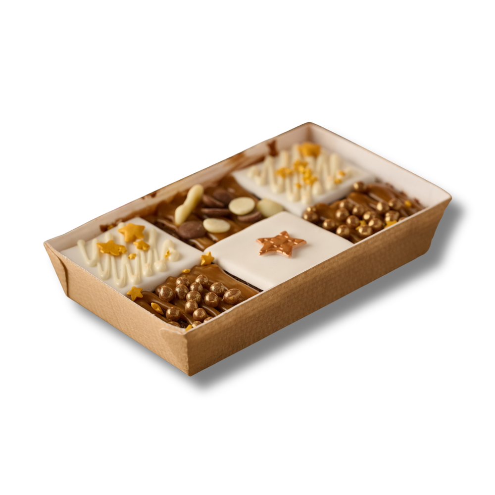 Festive 6 Piece Chocolate Truffle Tray Bake