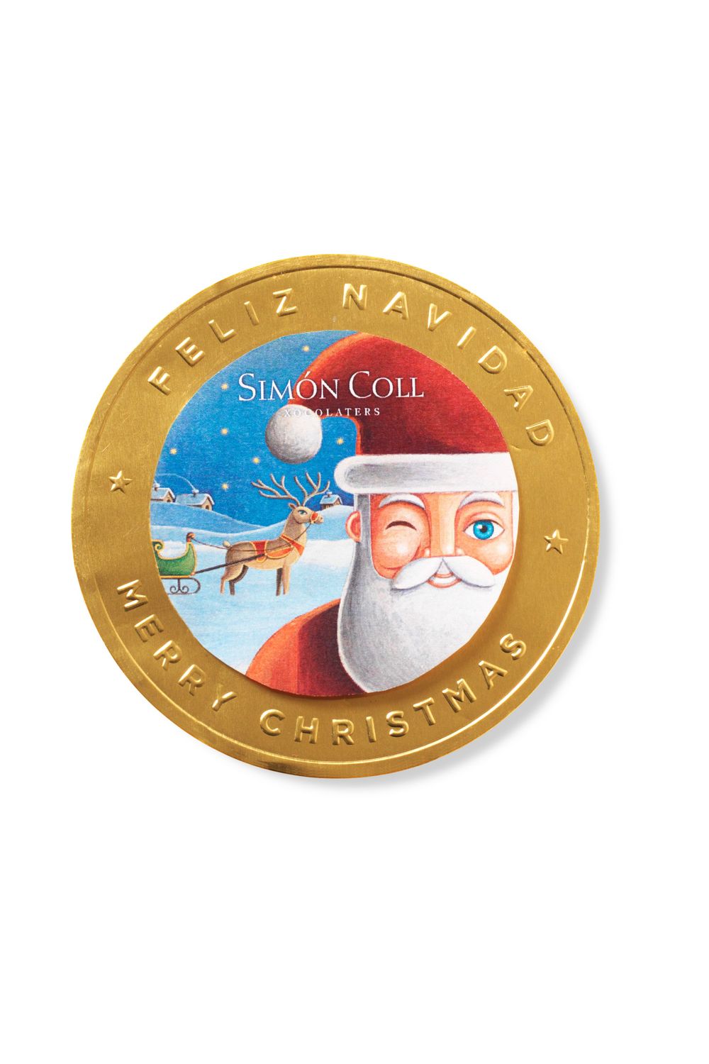 Medallion Santa