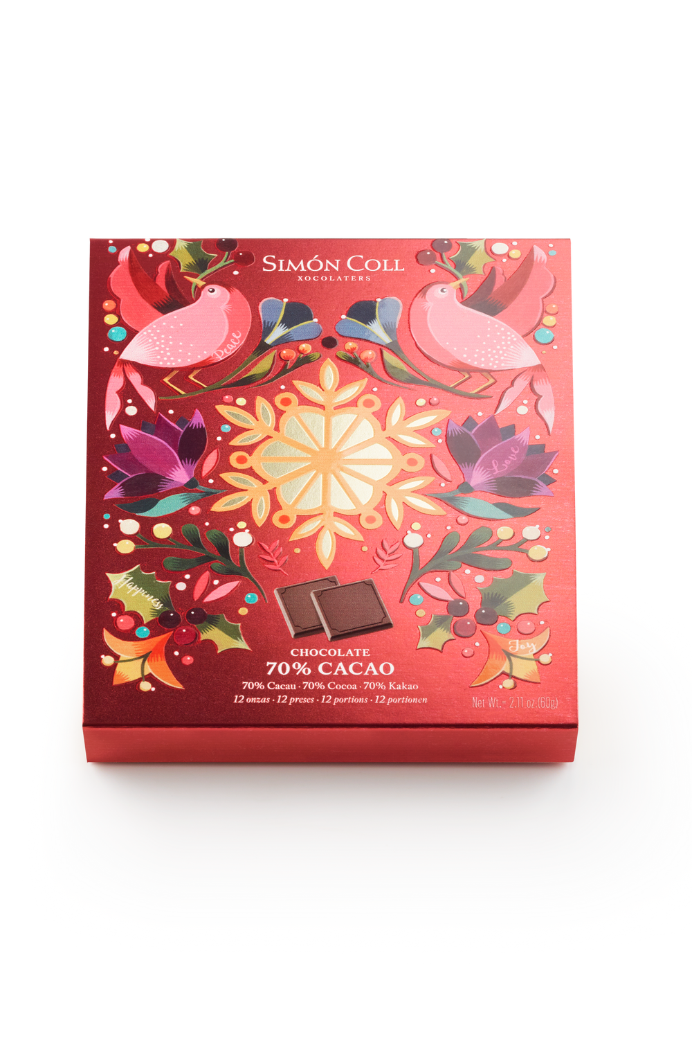 Dark chocolate neapolitans