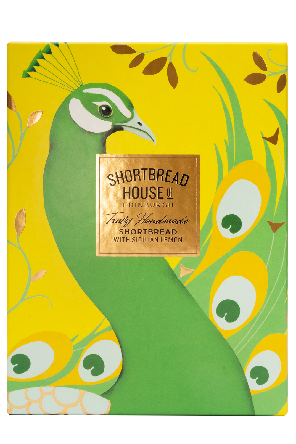 Shortbread Mediterranean Lemon  - Peacock Gift Box 250g