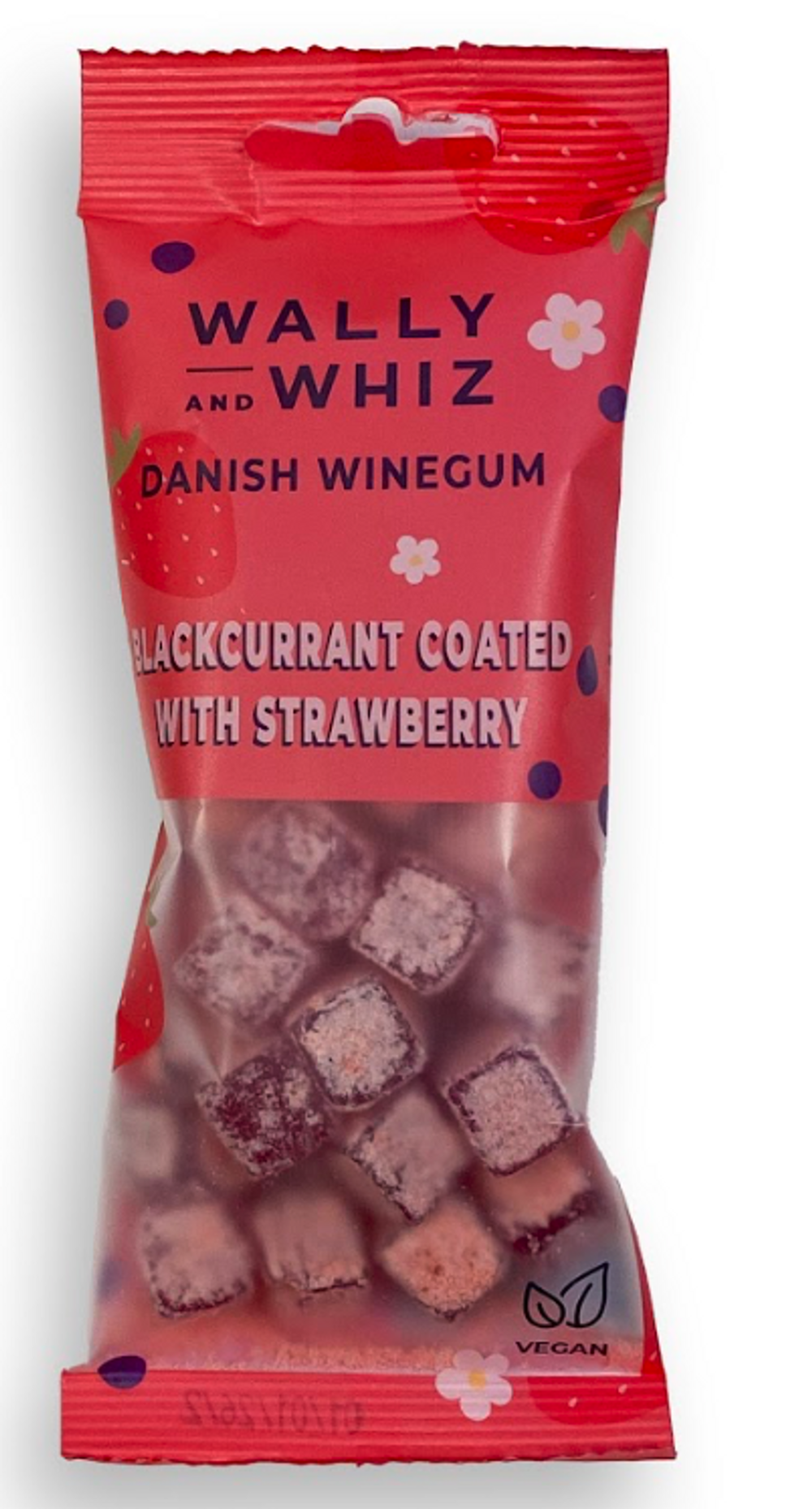Blackcurrant Winegum with Strawberry Dust Pouch