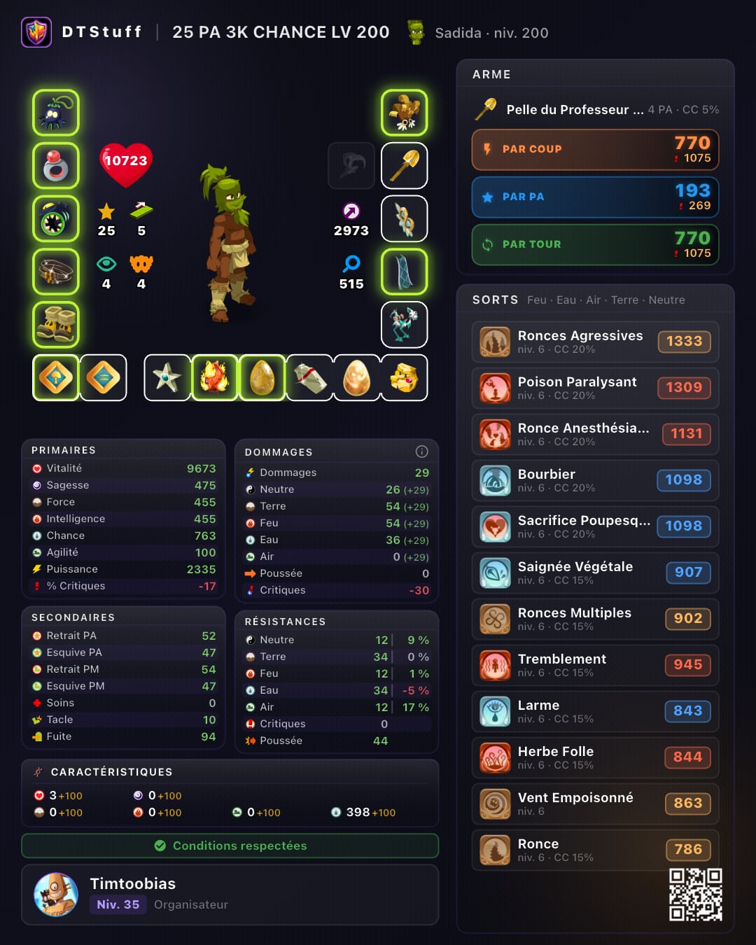 25 PA 3K CHANCE LV 200
