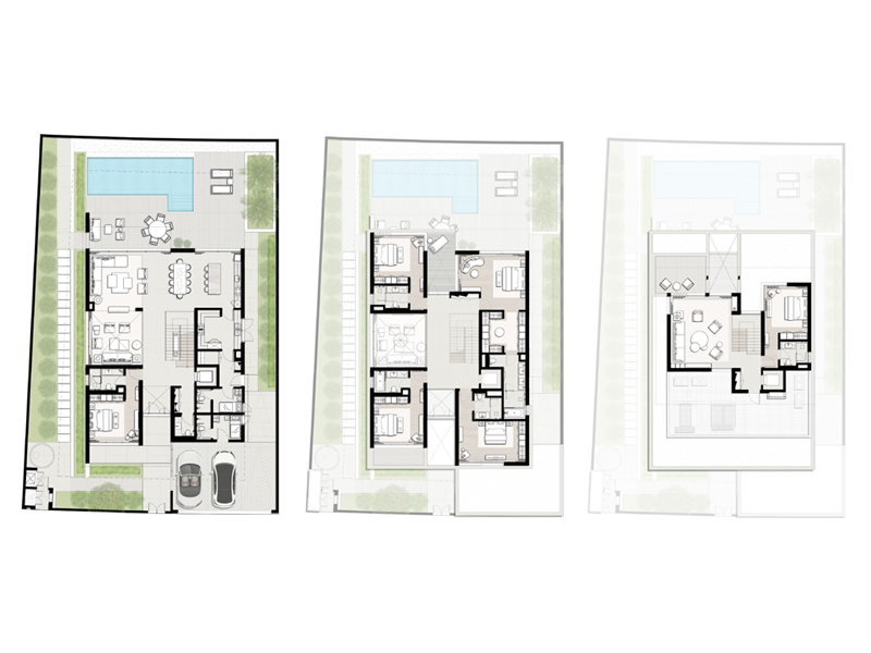 6 Bedroom Villa floor plan