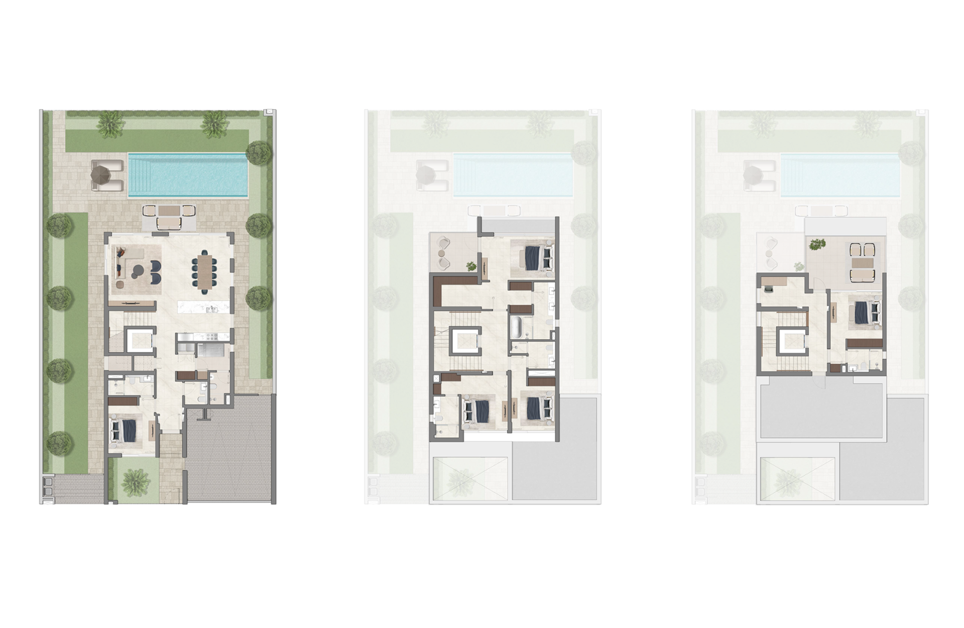 5 BR Villas Equestrian Luxury floor plan