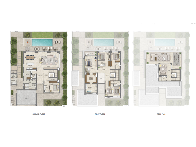 5 Bedroom Villa floor plan