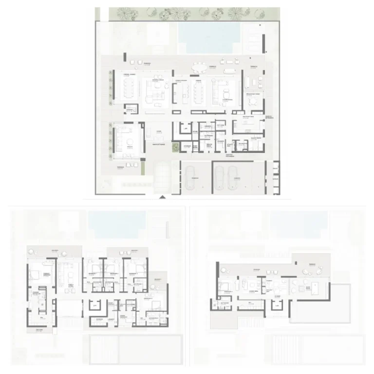 7 Bedroom Villa floor plan