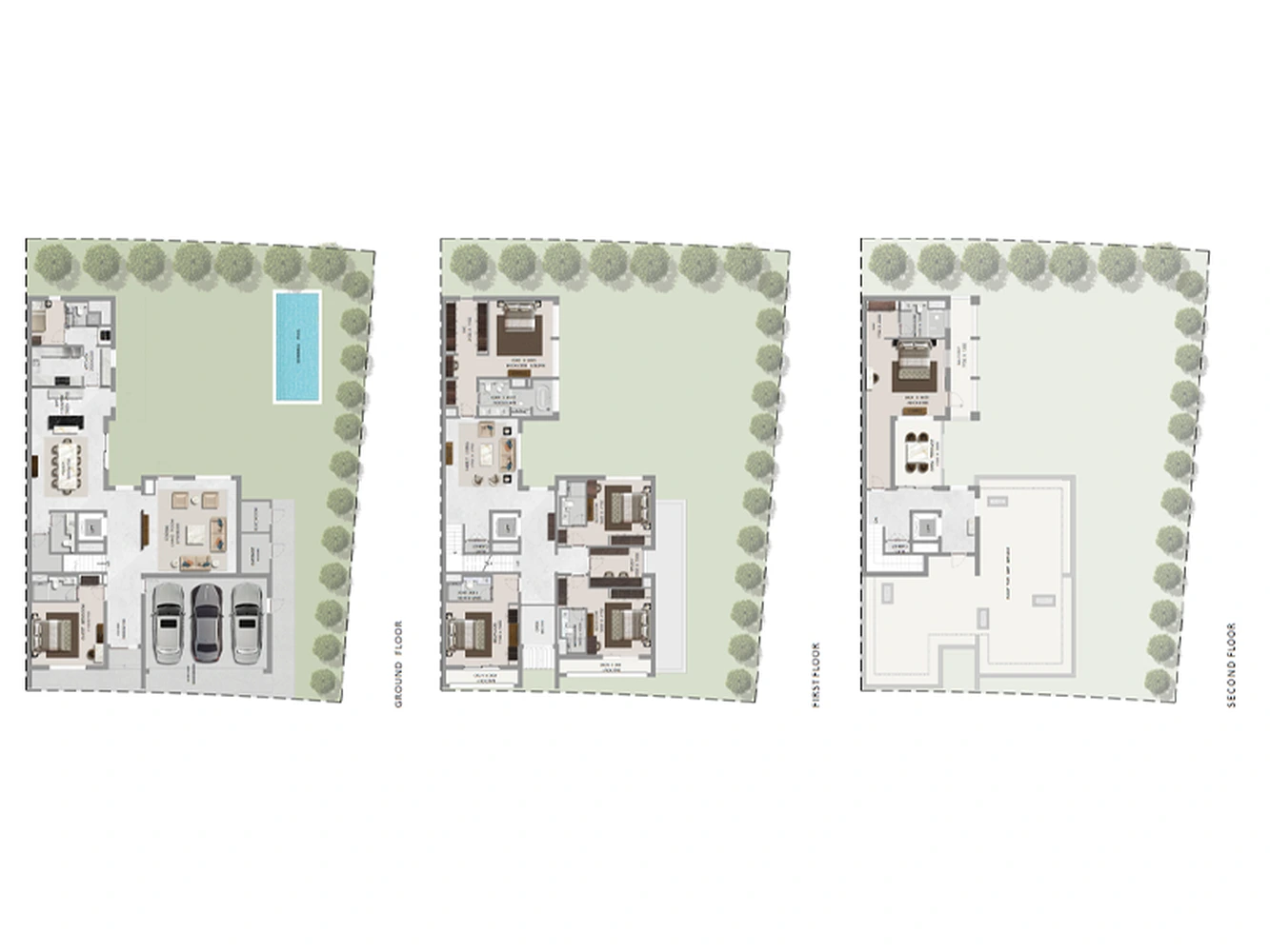 6 BR Standalone Villas floor plan