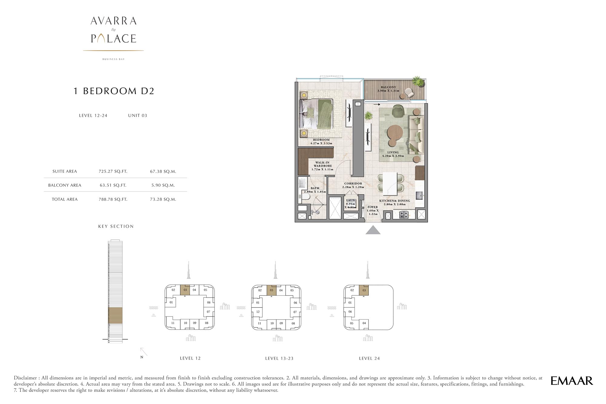 1 BR Apartment floor plan