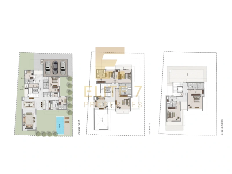 6 Bedroom villa floor plan