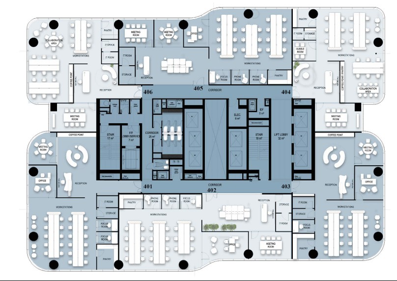 offices floor plan