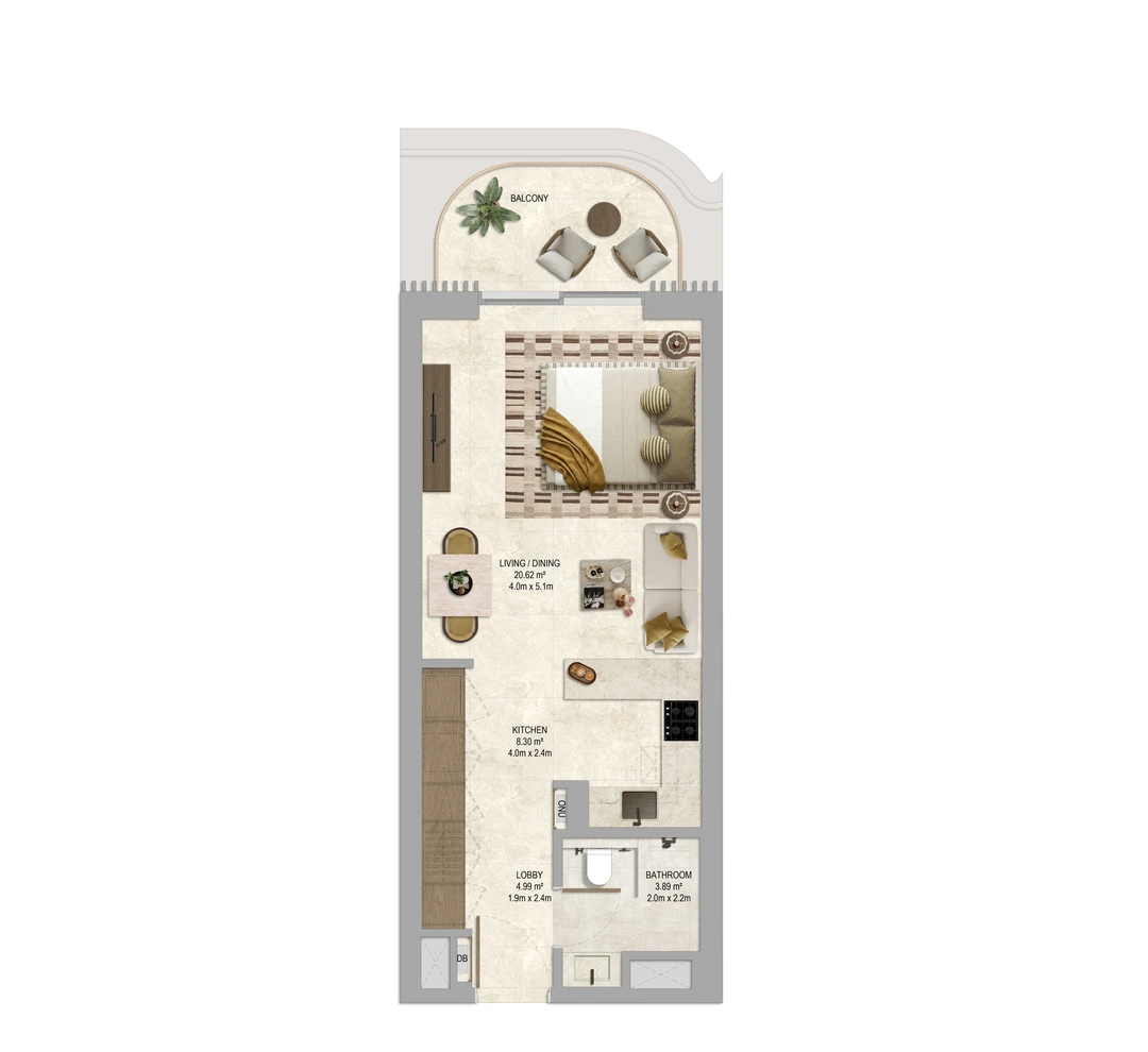 studio  floor plan