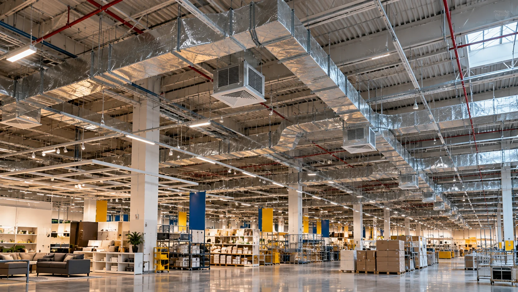 IKEA retail facility HVAC supply at Cairo Festival City