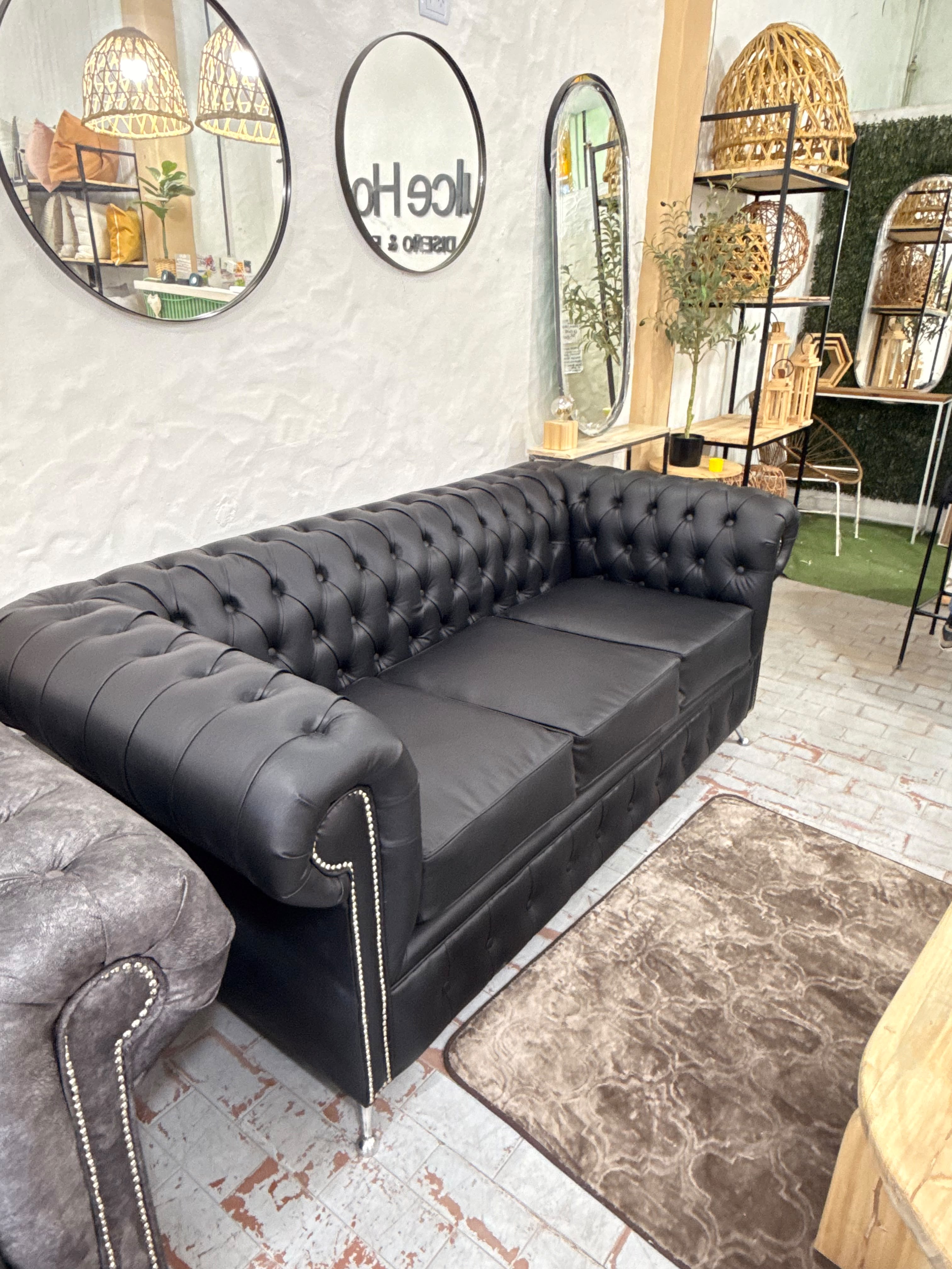 Sofa Chesterfield 3 Cuerpos 9