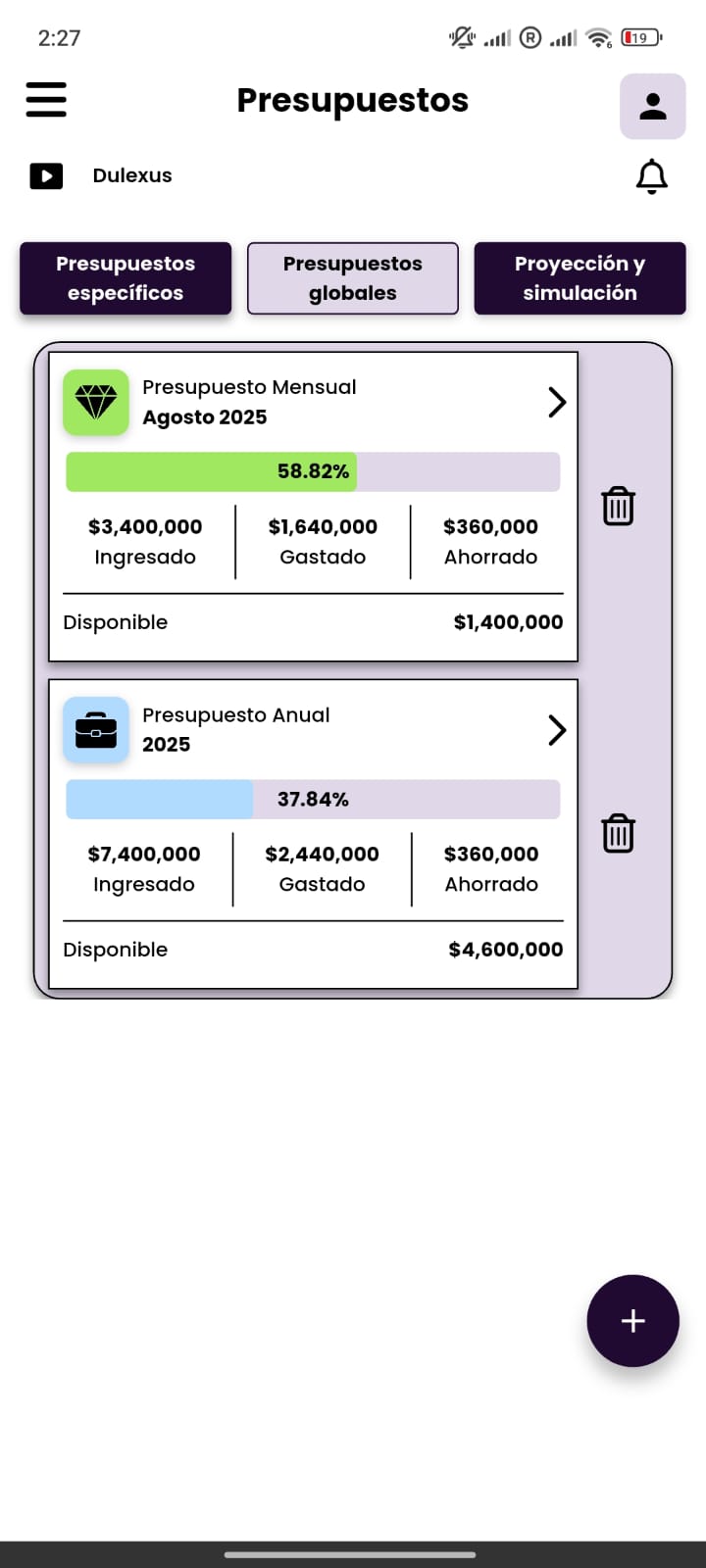 Presupuestos y Planificación - screen 1