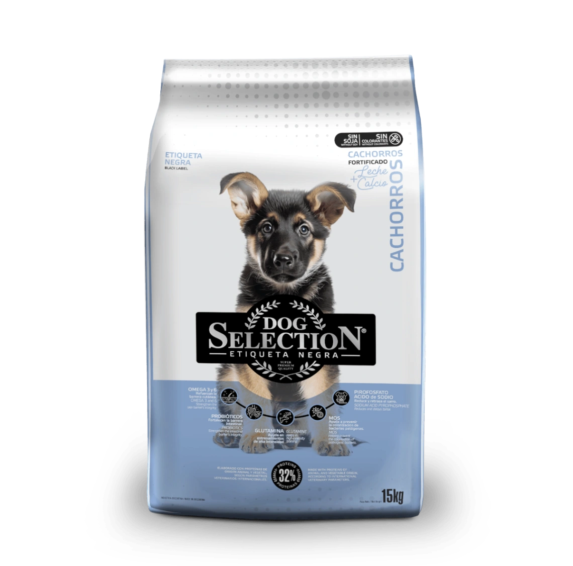 DOG SELECTION ETIQUETA NEGRA PUPPIES X 15 KG