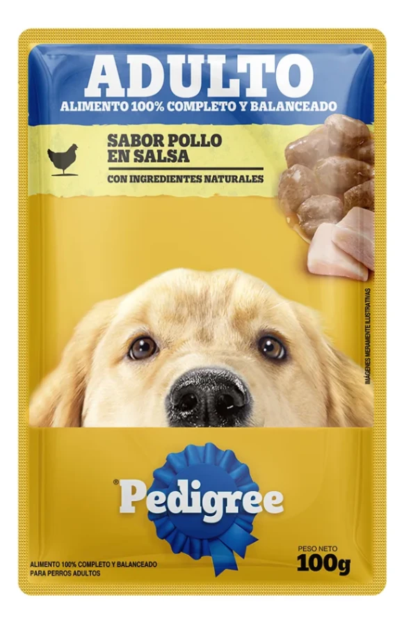 PEDIGREE LATA ADULTO POLLO X 340 G