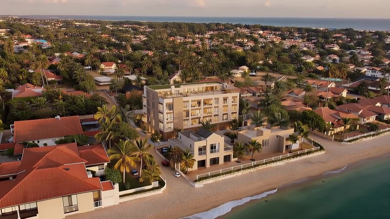 Vue aérienne de la destination côtière Dune Signature