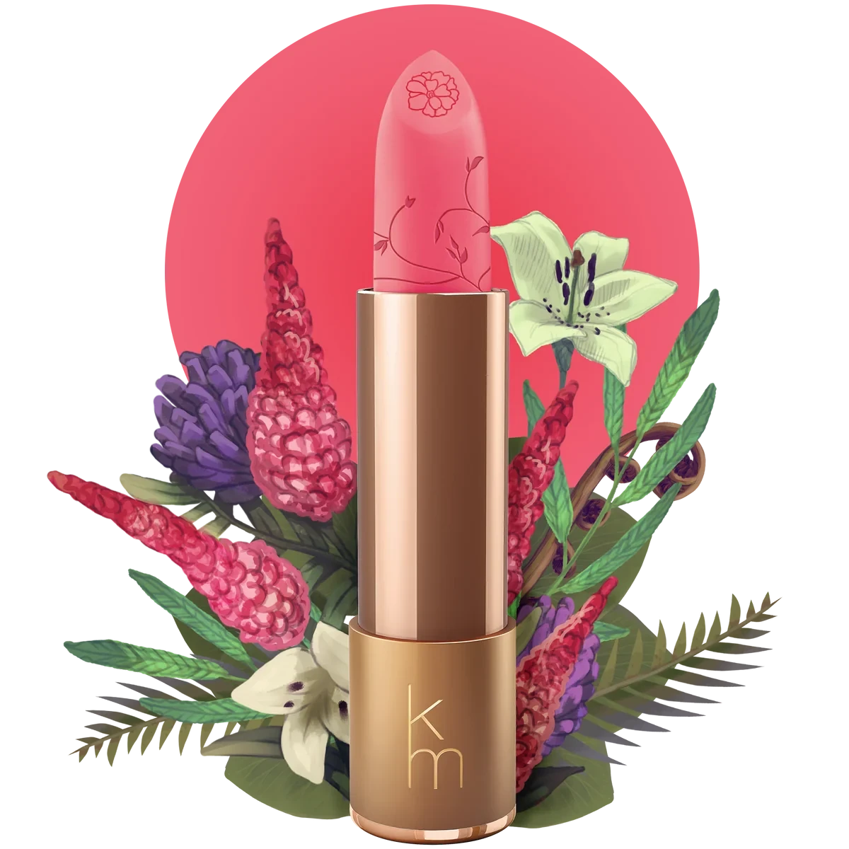 Karen Murrell 13 Camellia Morning - Natural Lipstick