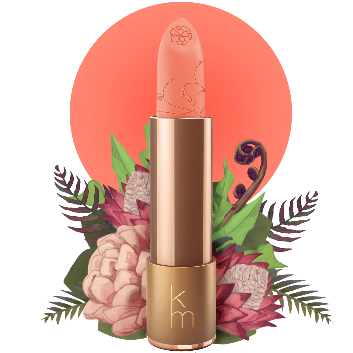 Karen Murrell 15 Peony Petal - Natural Lipstick