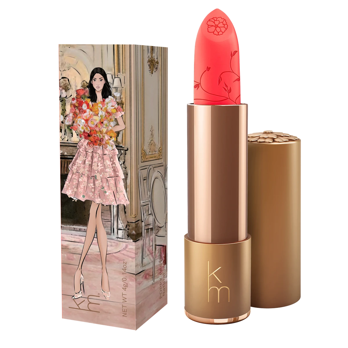 Karen Murrell 17 Poppy Passion - Natural Lipstick