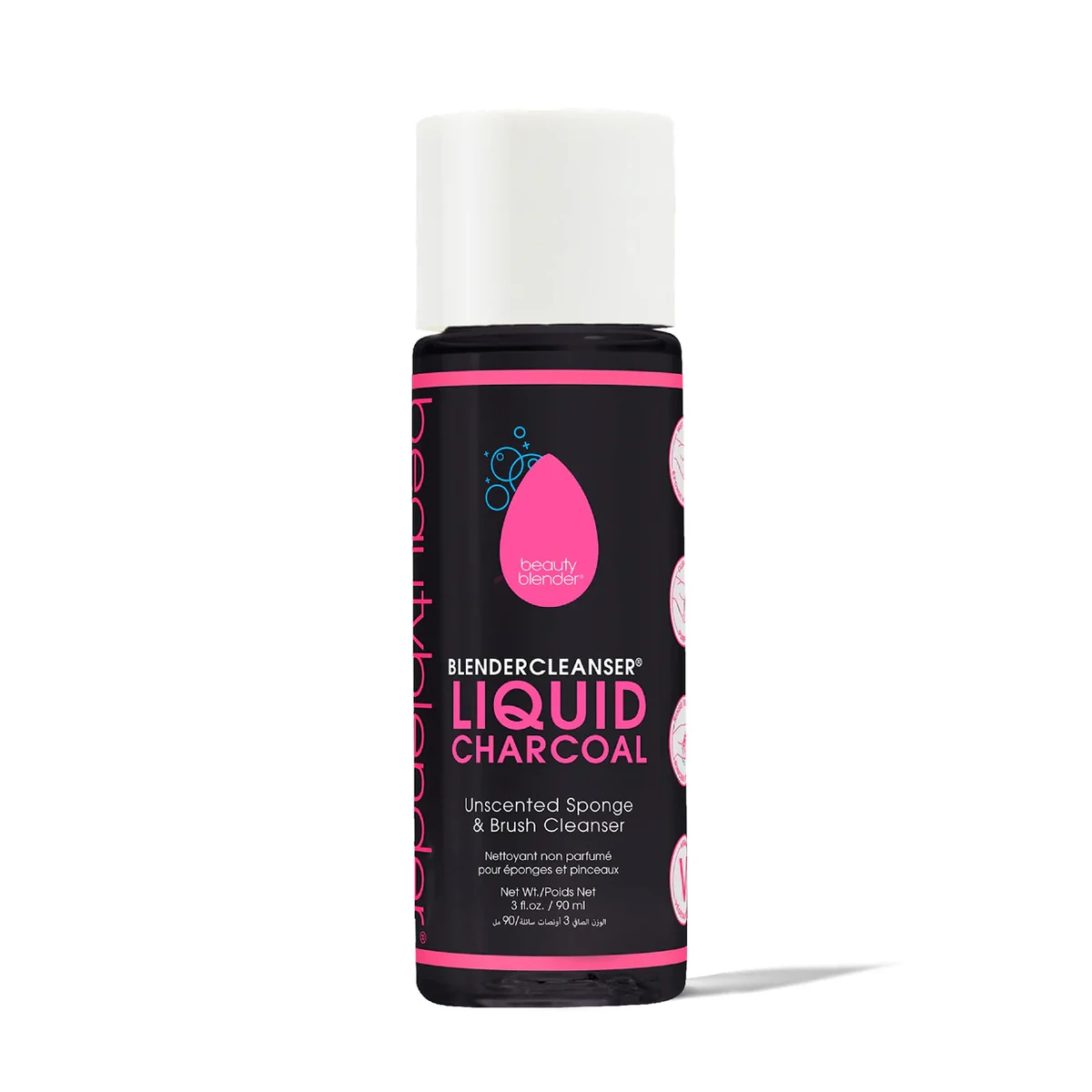 Beautyblender Blendercleanser® Liquid Charcoal Unscented Sponge & Brush Cleanser