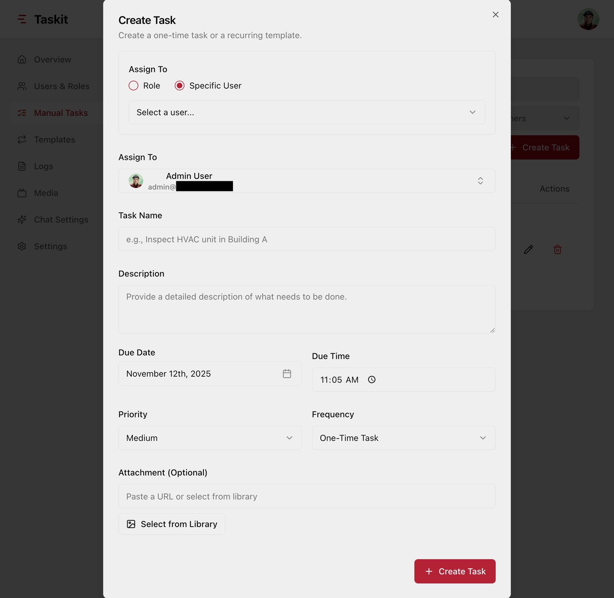 Create and Assign Tasks