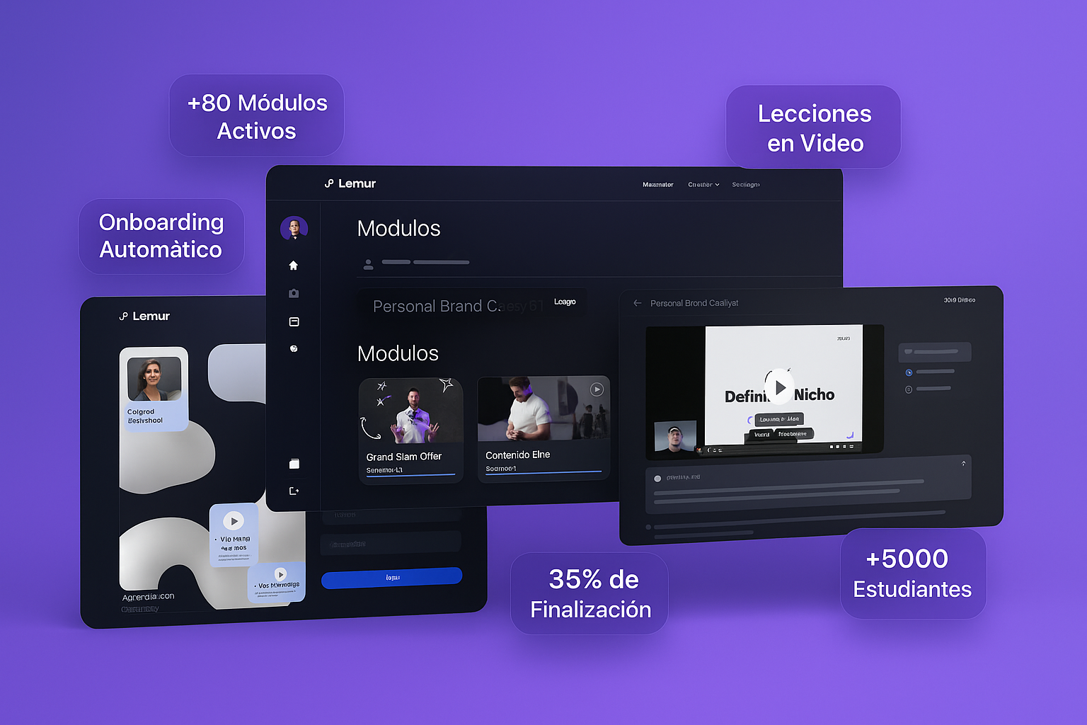 Lemur School — Plataforma de Cursos Online