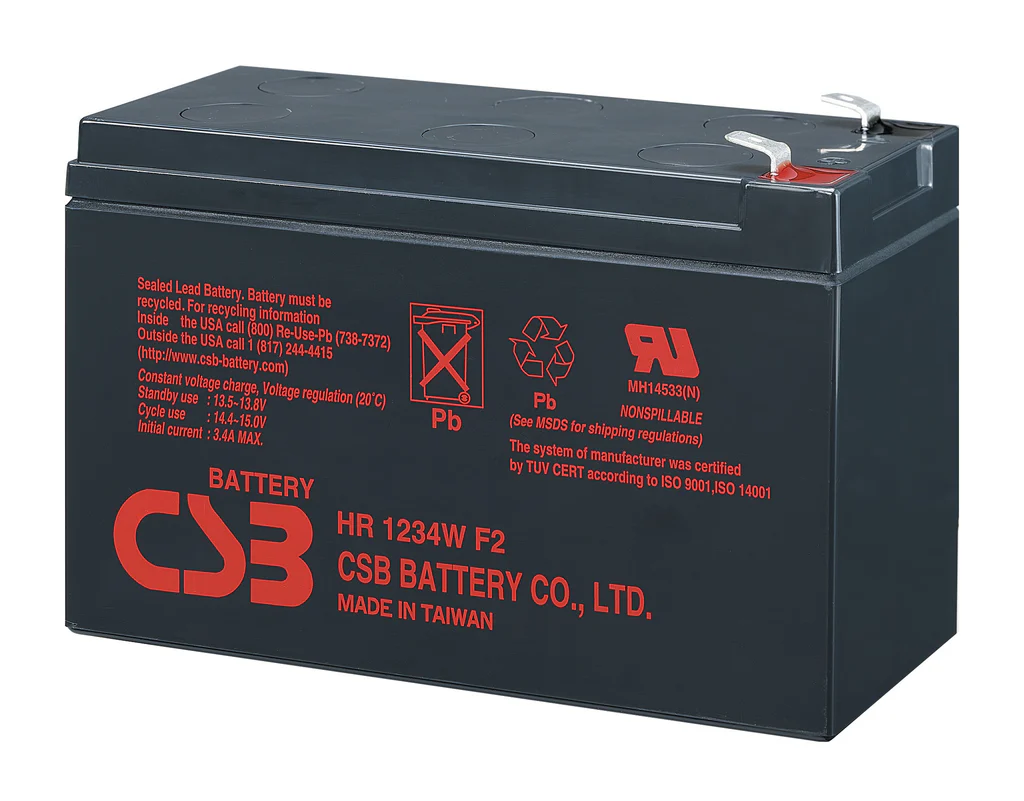 HR1234WF2 CSB Battery 12V 9Ah
